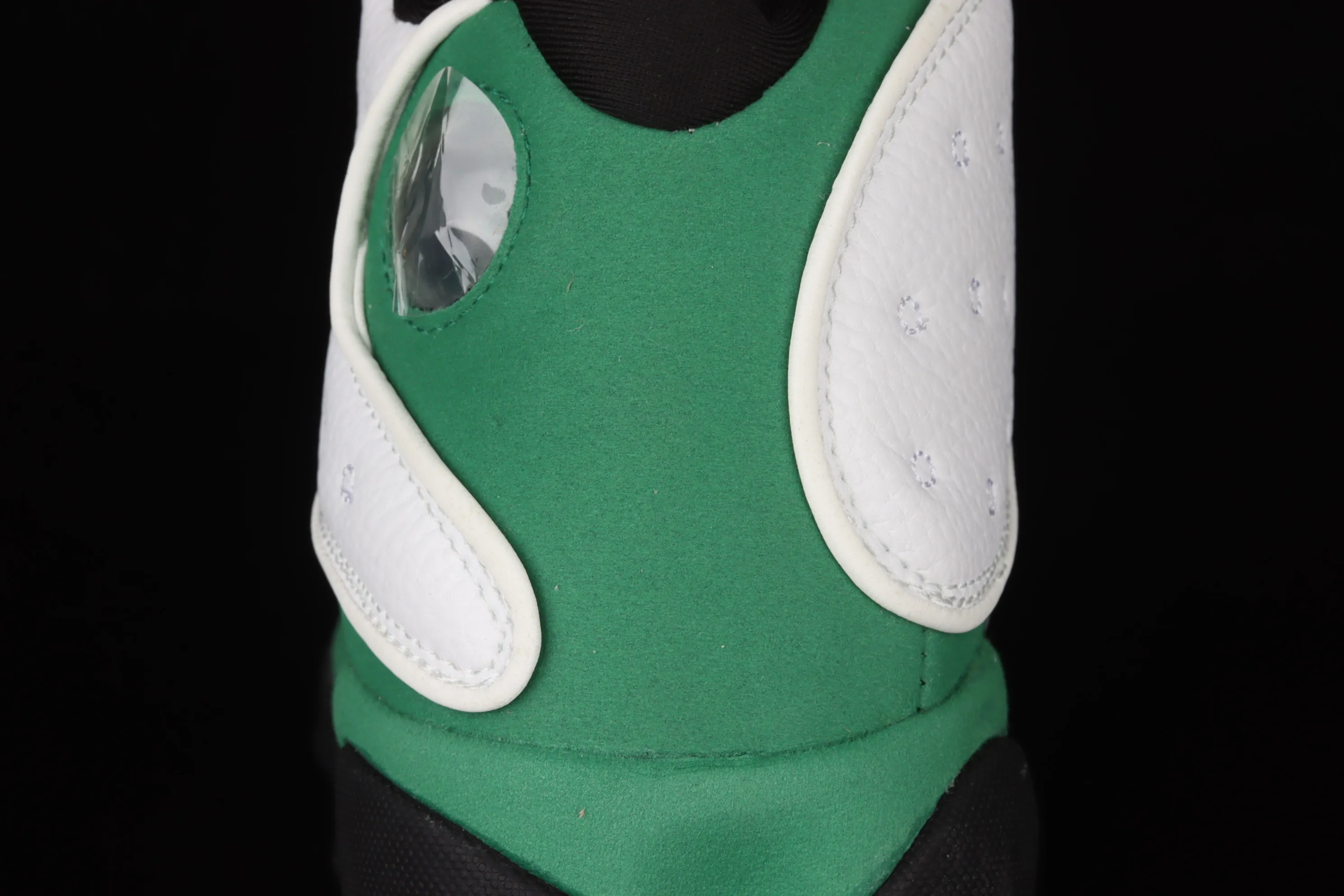 All categories Air Jordan Jordan series basketball shoes Air Jordan 13 G version Air Jordan 13 Retro AJ13 white and green 414571-113